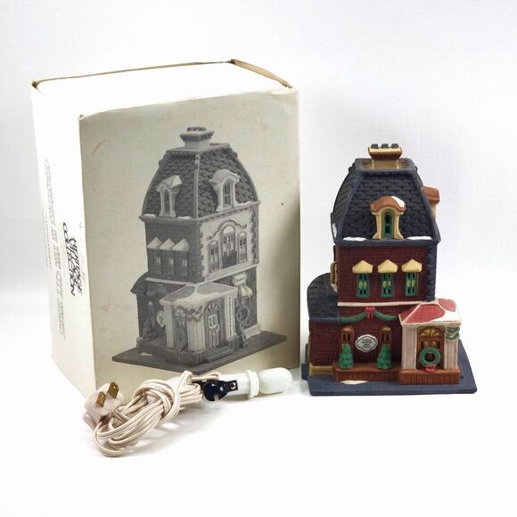 Department 56 Other - Dept 56 Heritage Village HABERDASHERY Christmas in the City 5531-0 1992 Box Cord